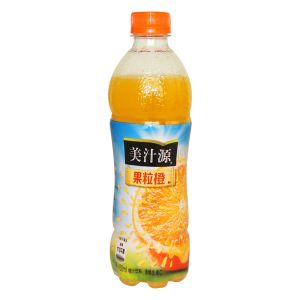 * 美汁源果粒橙塑料瓶450ml