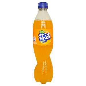 * 芬达橙味汽水500ml