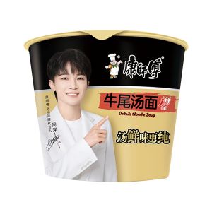 * 康师傅好汤面牛尾汤桶装117g