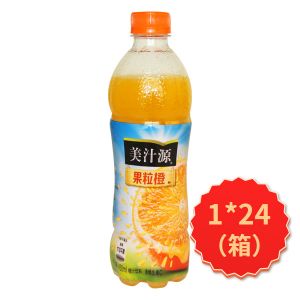 * 美汁源果粒橙塑料瓶450ml
