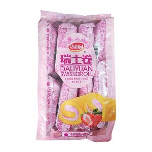 * 达利园草莓味瑞士卷160g