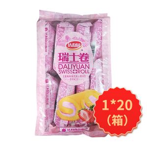 * 达利园草莓味瑞士卷160g