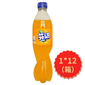 * 芬达橙味汽水500ml